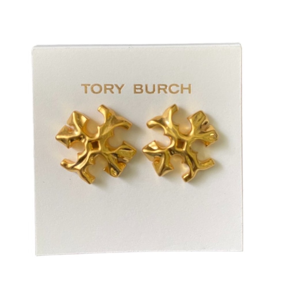 🎁 NEW Tory Burch Roxanne Large Stud Earrings. NWT $149